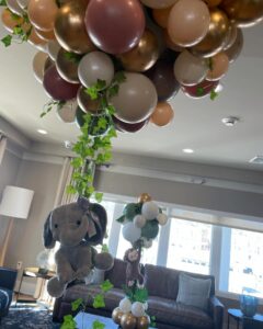 jungle baby shower balloons