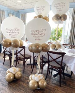 50th anniversary balloons